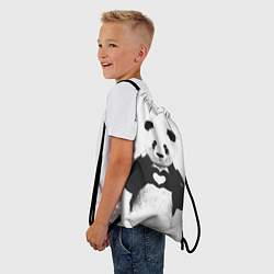 Рюкзак-мешок Panda Love, цвет: 3D-принт — фото 2