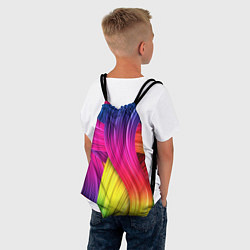 Рюкзак-мешок Абстракция цвета, цвет: 3D-принт — фото 2