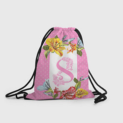 Рюкзак-мешок 8 марта, цвет: 3D-принт