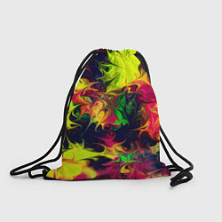 Рюкзак-мешок Кислотный взрыв, цвет: 3D-принт