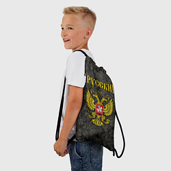 Рюкзак-мешок Я Русский, цвет: 3D-принт — фото 2
