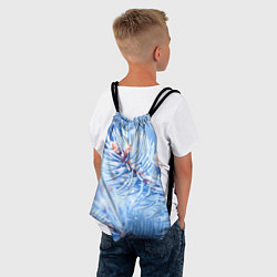 Рюкзак-мешок Снежные иголки, цвет: 3D-принт — фото 2