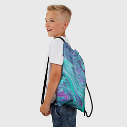Рюкзак-мешок Смесь красок, цвет: 3D-принт — фото 2