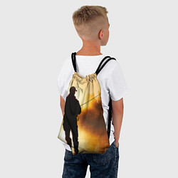 Рюкзак-мешок Вечерний рыбак, цвет: 3D-принт — фото 2