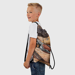 Рюкзак-мешок Охотничье снаряжение, цвет: 3D-принт — фото 2