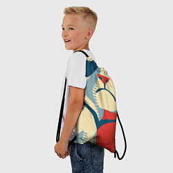 Рюкзак-мешок Nope, цвет: 3D-принт — фото 2