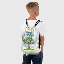 Рюкзак-мешок Яблоко от яблони, цвет: 3D-принт — фото 2