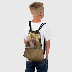 Рюкзак-мешок Мартышка, цвет: 3D-принт — фото 2