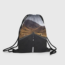 Рюкзак-мешок Пейзаж горная трасса, цвет: 3D-принт