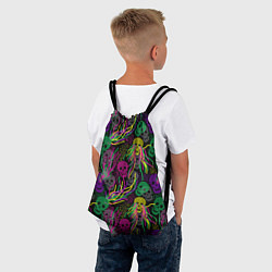 Рюкзак-мешок Черепки, цвет: 3D-принт — фото 2