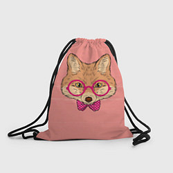 Рюкзак-мешок Умная лисичка, цвет: 3D-принт