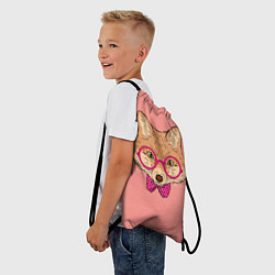 Рюкзак-мешок Умная лисичка, цвет: 3D-принт — фото 2
