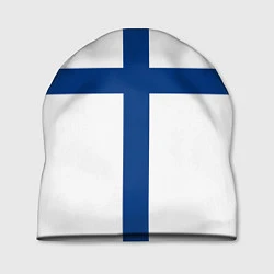 Шапка Флаг Финляндии, цвет: 3D-принт