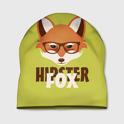 Шапка Hipster Fox, цвет: 3D-принт