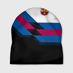 Шапка Barcelona FC: Black style, цвет: 3D-принт