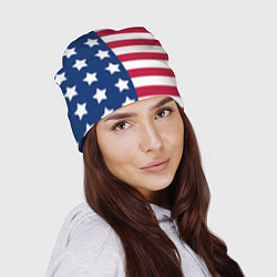 Шапка USA Flag, цвет: 3D-принт — фото 2