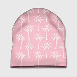 Шапка Розовые тропики, цвет: 3D-принт
