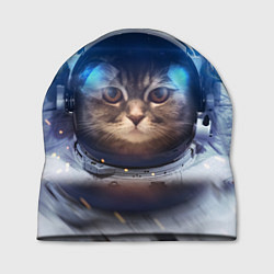 Шапка Кот-космонавт, цвет: 3D-принт