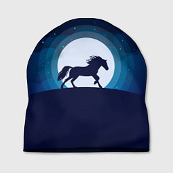 Шапка Лошадь под луной, цвет: 3D-принт