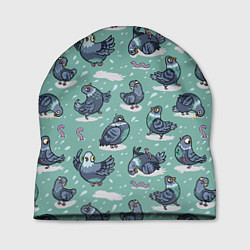 Шапка Голуби и червяки, цвет: 3D-принт