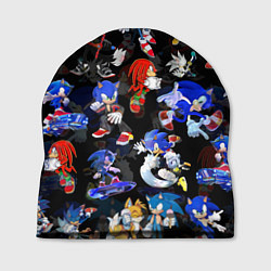 Шапка Sonic паттерн