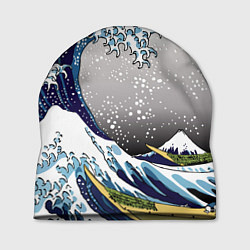 Шапка The great wave off kanagawa