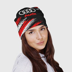 Шапка AUDI, цвет: 3D-принт — фото 2