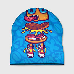 Шапка Бутерброд монстрик граффити, цвет: 3D-принт