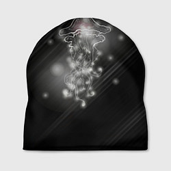 Шапка Медуза на черном, цвет: 3D-принт