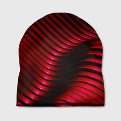 Шапка Волны красного металла, цвет: 3D-принт