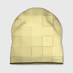 Шапка Золотые квадраты, цвет: 3D-принт