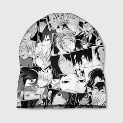 Шапка Bungo Stray Dogs pattern, цвет: 3D-принт