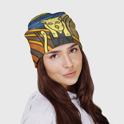 Шапка Крик кота Мунка, цвет: 3D-принт — фото 2