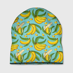 Шапка Banana pattern Summer Fashion 2022, цвет: 3D-принт