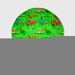 Шапка TEXTURE WITH DINOSAURS, цвет: 3D-принт
