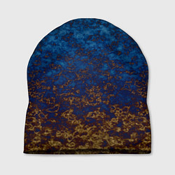 Шапка Marble texture blue brown color, цвет: 3D-принт
