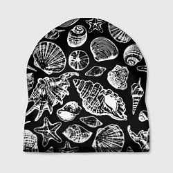 Шапка Паттерн из морских ракушек, цвет: 3D-принт