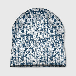 Шапка Баллончик с краской граффити, цвет: 3D-принт