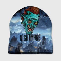 Шапка Ночной кошмар - Horror face, цвет: 3D-принт