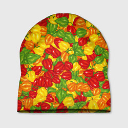Шапка Острый перц Хабанеро, цвет: 3D-принт