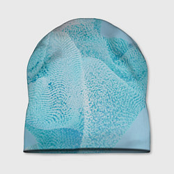 Шапка Волнообразное голубое множество шаров, цвет: 3D-принт