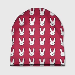 Шапка Bunny Pattern red, цвет: 3D-принт