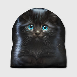 Шапка Голубоглазый котенок, цвет: 3D-принт