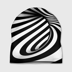 Шапка Оптические иллюзии зебра, цвет: 3D-принт