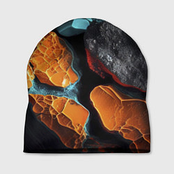Шапка Цветные камни, цвет: 3D-принт