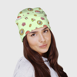 Шапка Паттерн - Япония, цвет: 3D-принт — фото 2