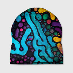 Шапка Цветные микроорганизмы, цвет: 3D-принт