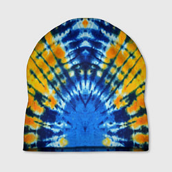 Шапка Tie dye стиль хиппи, цвет: 3D-принт