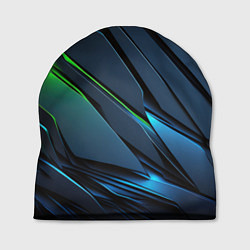 Шапка Разломленные плиты со светом, цвет: 3D-принт