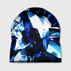 Шапка Crystal blue form, цвет: 3D-принт